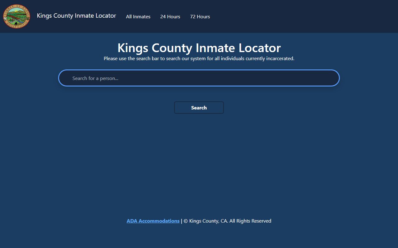 Kings County Sheriff inmate locator database